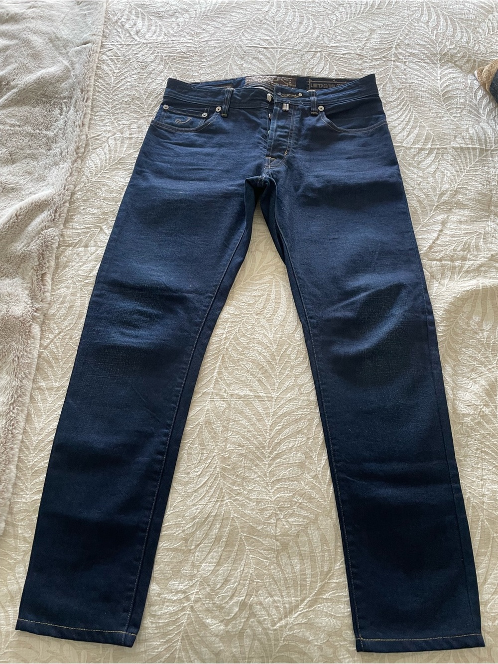 Jacob Cohen Men's Slim Straight Dark Blue Jeans